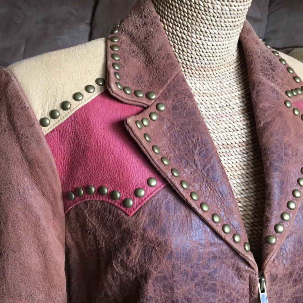 Western OVERLAND Leather Dress Jacket